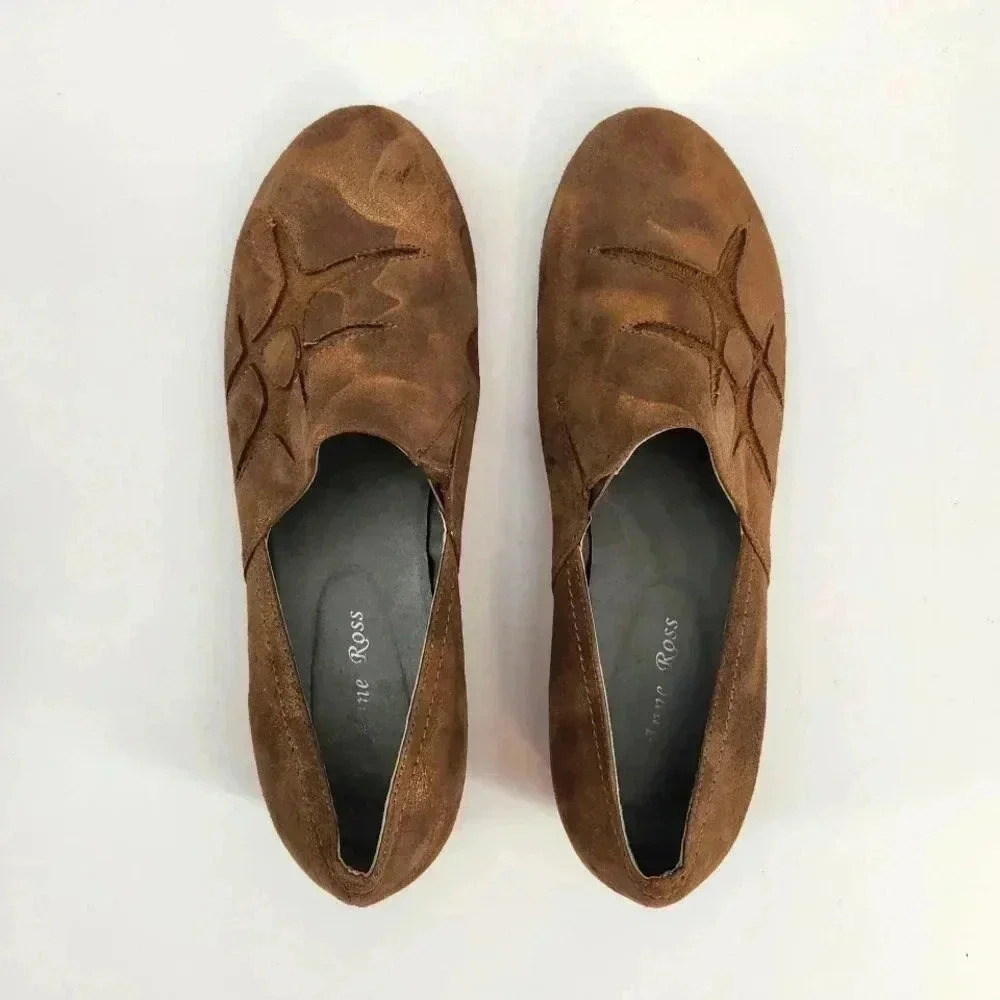 ANNE ROSS LEATHER SLIP ON - Picture 4 of 5
